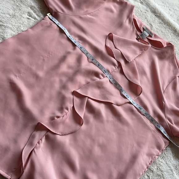 H&M Pink Blouse Size 14 FLAWED - Picture 5 of 7